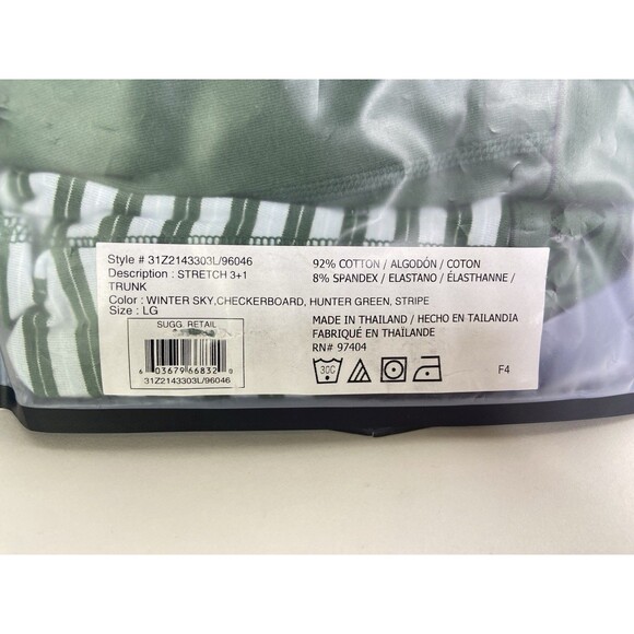 2xist Cotton Stretch 4 Piece Low Rise Trunks Boxer Briefs Underwear Mens Size L - Picture 2 of 4